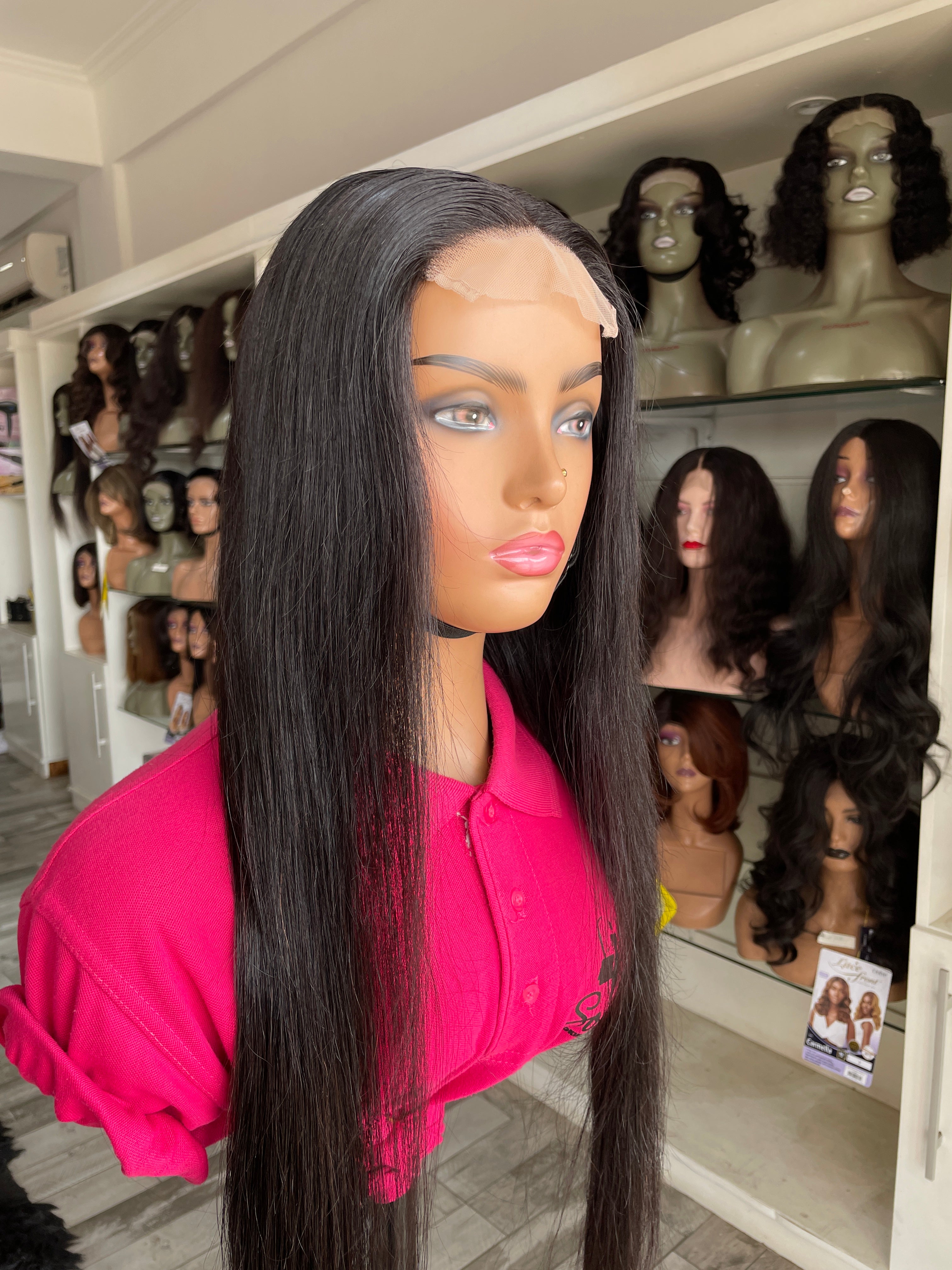 Sunshine Straight Double Drawn Human Hair wig