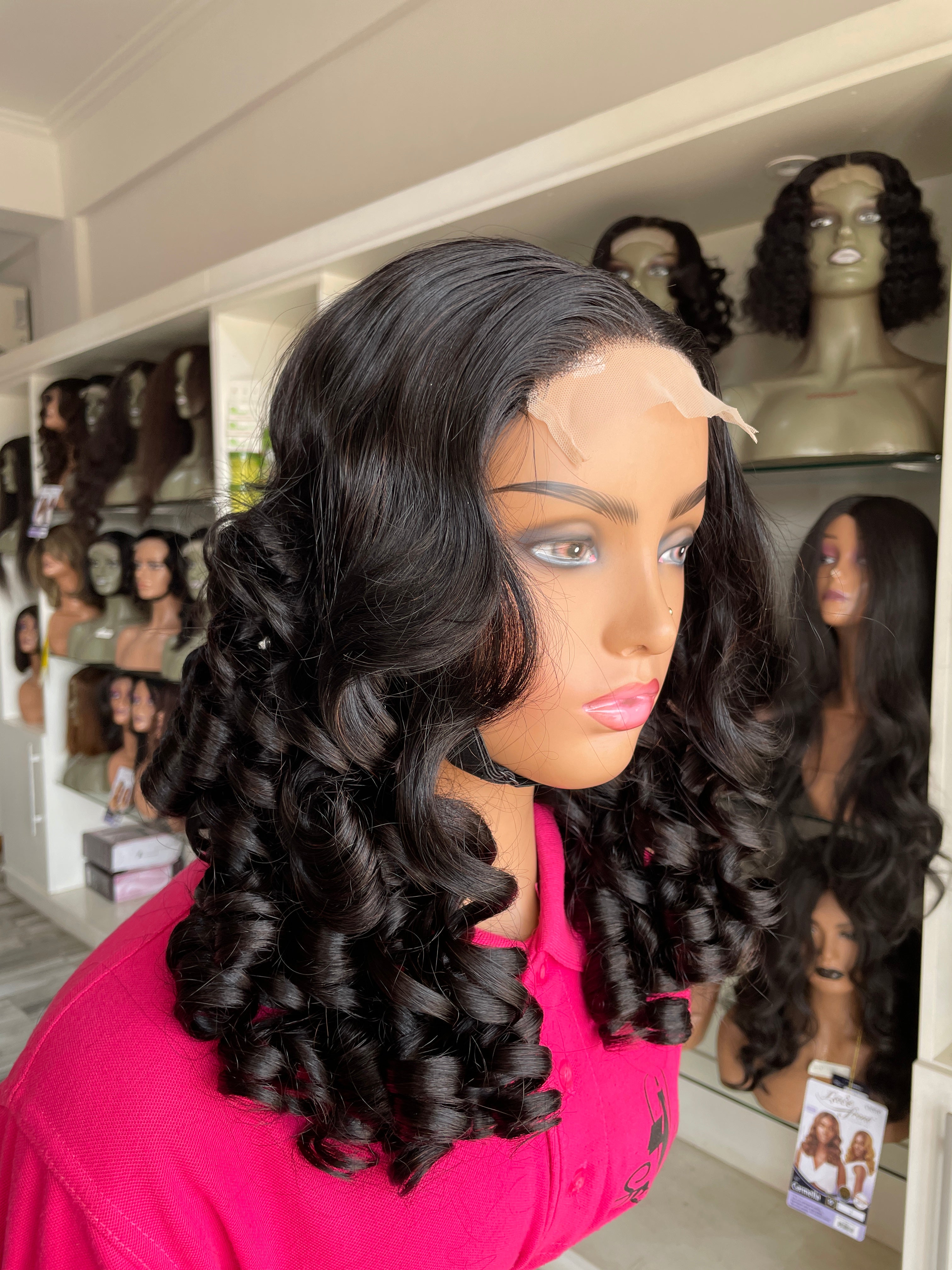 Sunshine Spiral Curl Double Drawn Human Hair Wig