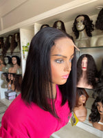 Charger l&#39;image dans la galerie, Sunshine “BOBO” Straight Double Drawn Human Hair wig
