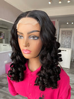 Charger l&#39;image dans la galerie, Sunshine Spiral Curl Double Drawn Human Hair Wig
