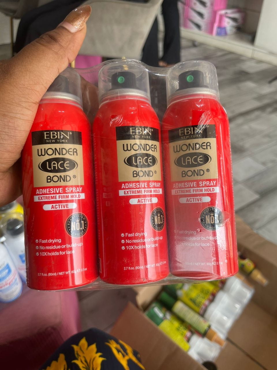 EBIN(Wonder Lace Bond)Adhesive  Spray 80ml