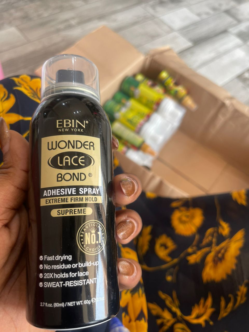 EBIN(Wonder Lace Bond)Adhesive  Spray 80ml