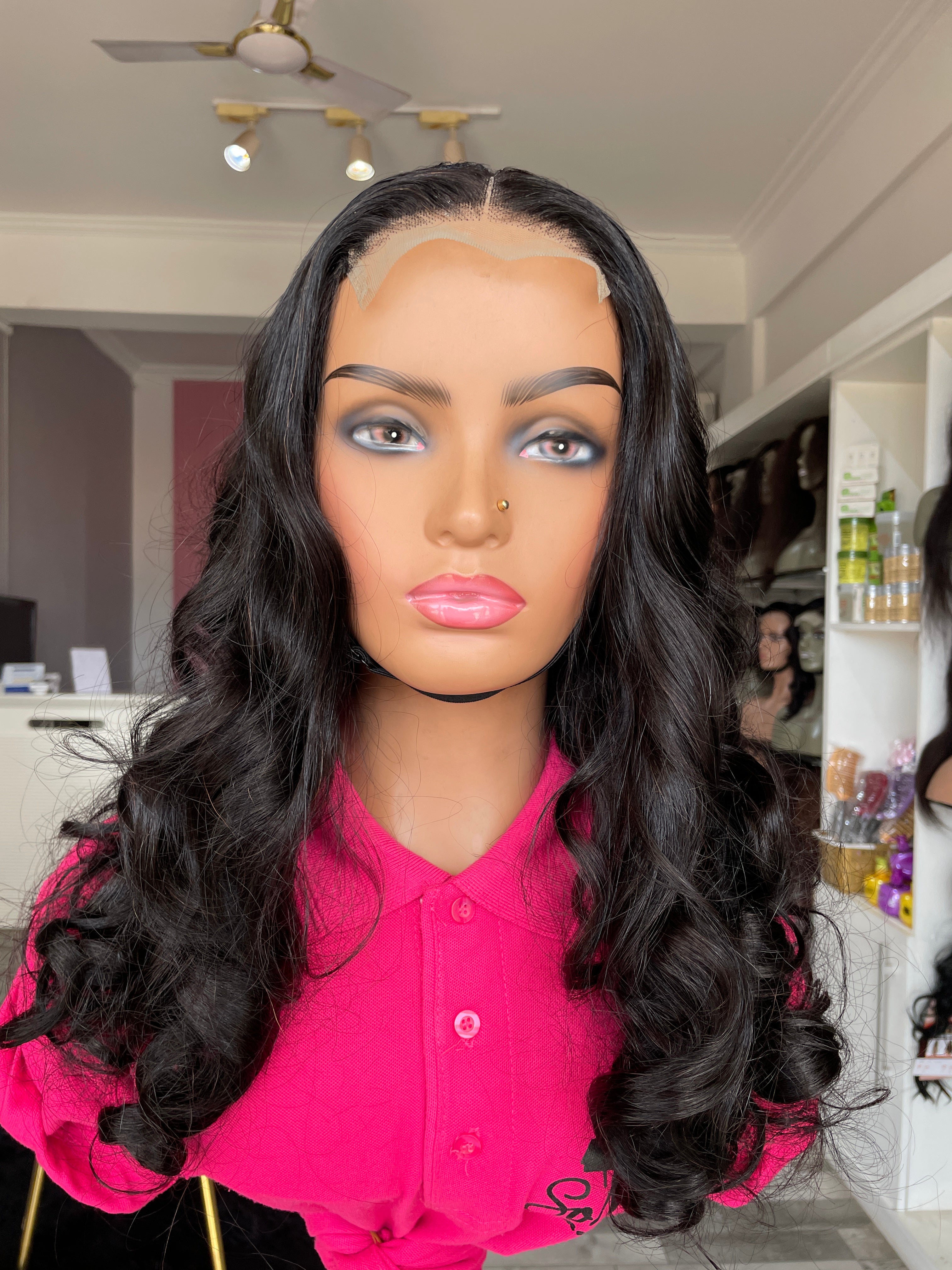 Sunshine Bouncy Curl DD Human Hair Wig