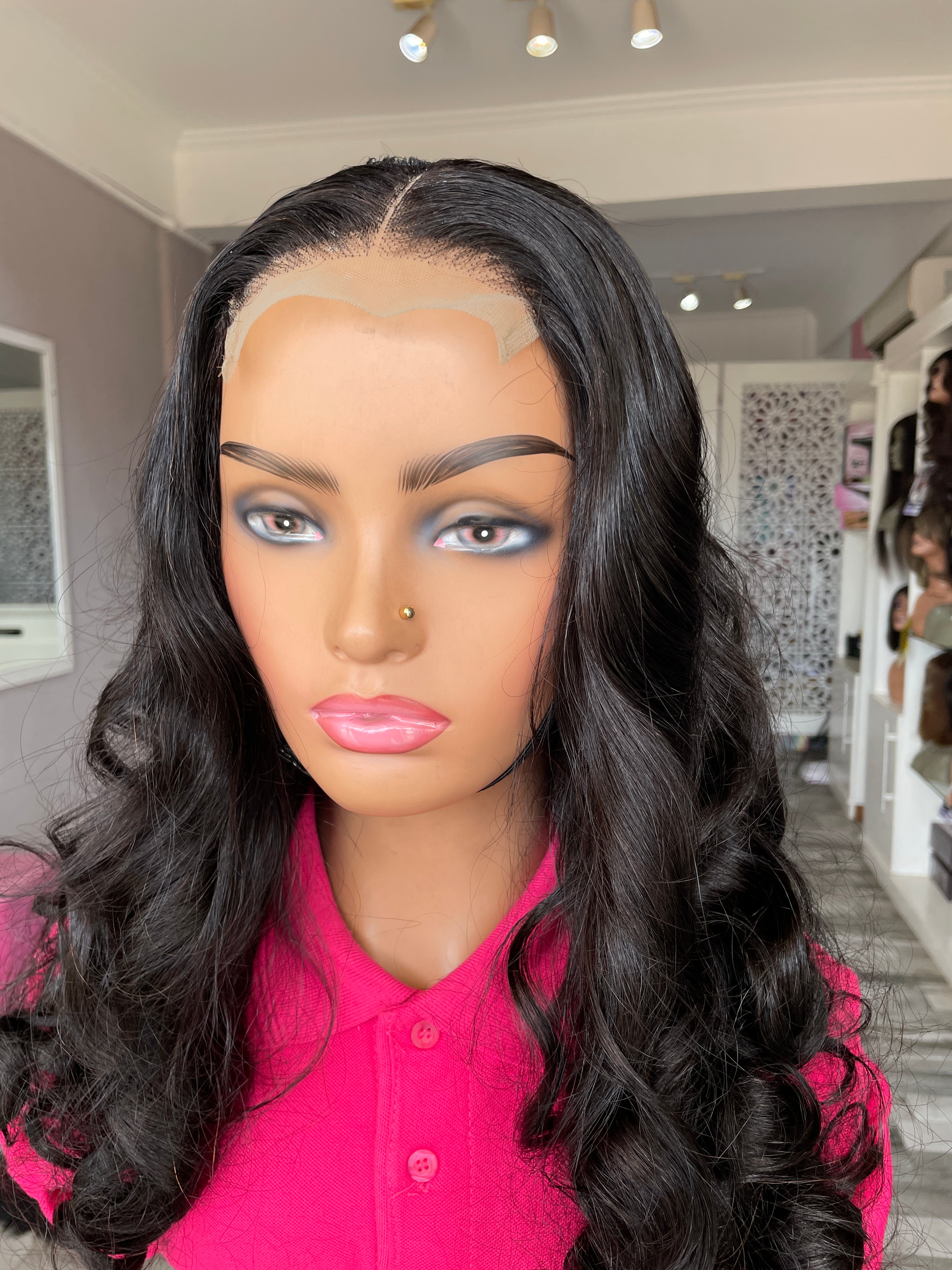 Sunshine Bouncy Curl DD Human Hair Wig