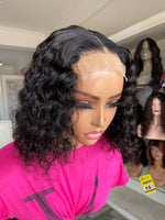 Load image into Gallery viewer, MONGOLIAN DEEP WAVE HUMAN HAIR WIG
