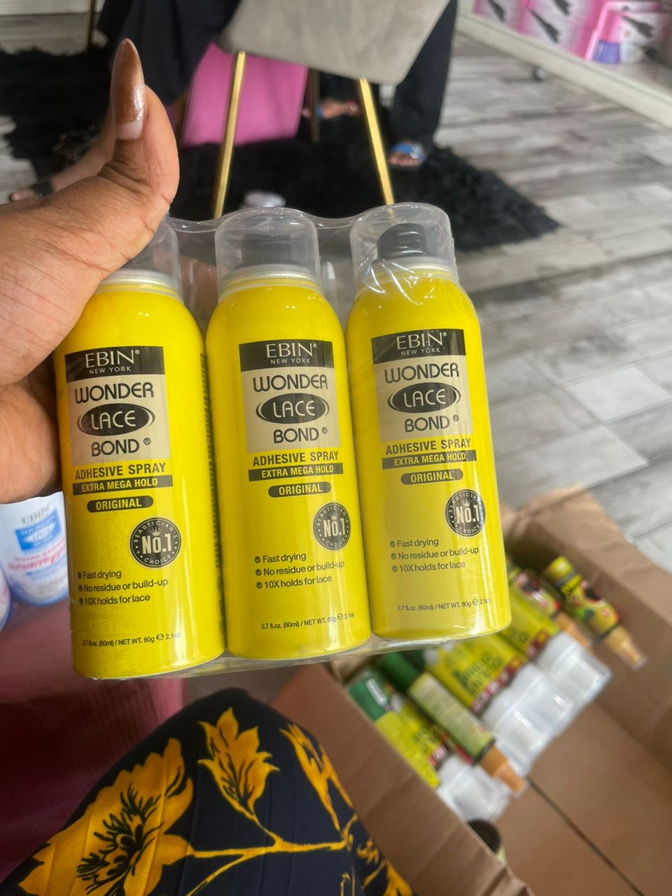 EBIN(Wonder Lace Bond)Adhesive  Spray 80ml