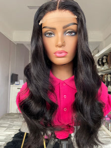 SUNSHINE LUXURY BODYWAVE DOUBLE DRAWN  HUMAN HAIR WIG