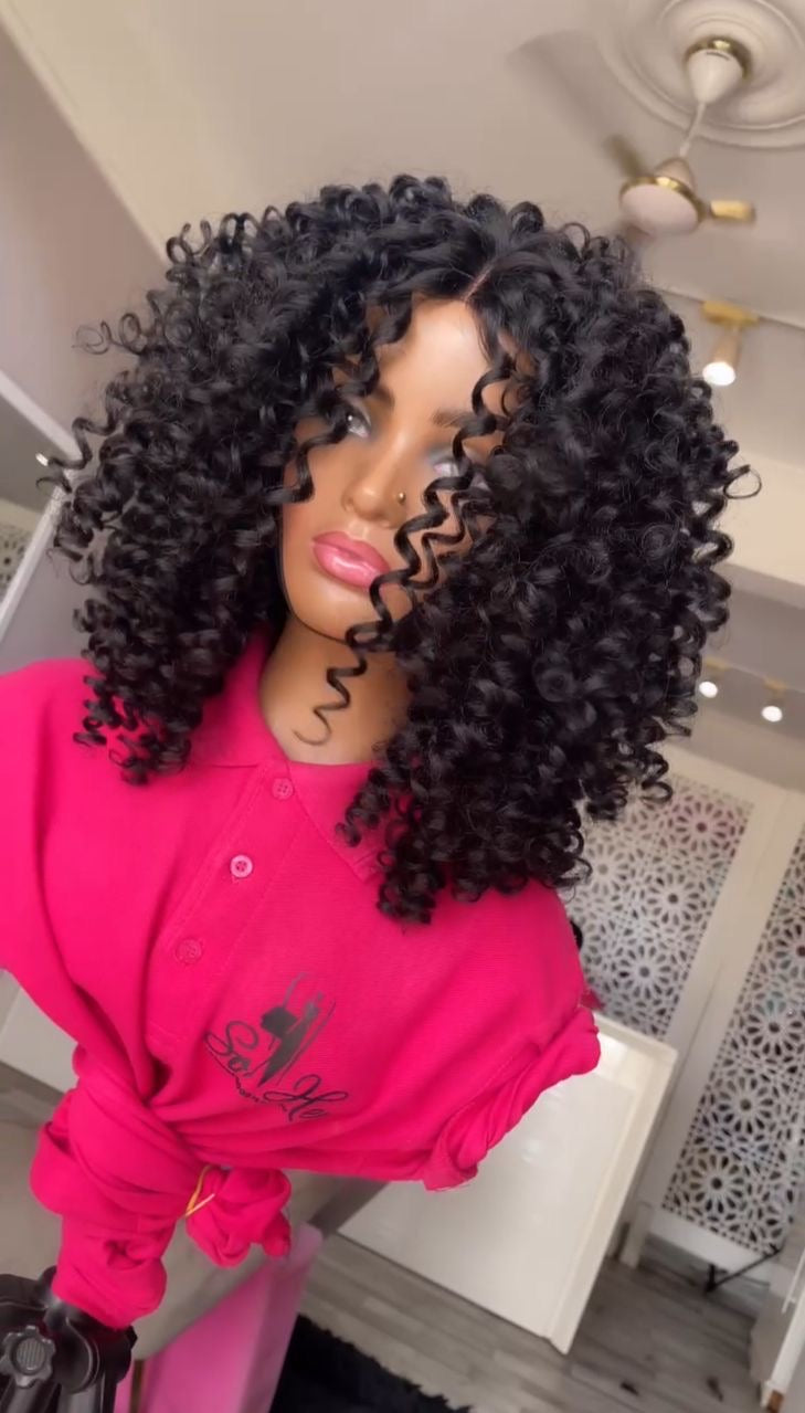 Outre Big Beautiful Hair Lace Front Wig BOUNCY