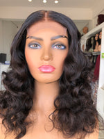 Load image into Gallery viewer, Sarah Roll Curly Double Drawn Human Hair Wig

