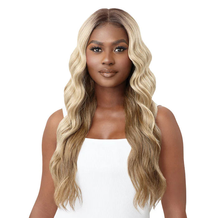 Outre Sleek Lay Synthetic 5" Deep Part HD Lace Front Wig - JOANNA