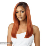 Load image into Gallery viewer, Outre HD Lace Front Wig - NATURAL YAKI 22"
