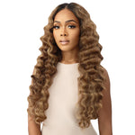 Charger l'image dans la galerie, Outre Synthetic Melted Hairline Layered Wavy HD Lace Front Wig - BRIALLEN
