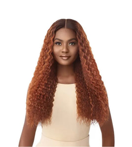 Outre Synthetic HD Transparent Lace Front Wig - SOLMINA