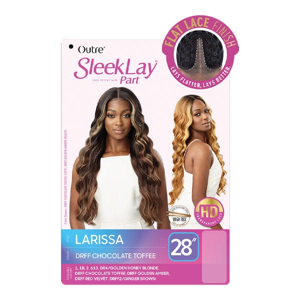 Outre Synthetic Sleeklay Part HD Lace Front Wig - LARISSA