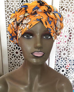 Load image into Gallery viewer, Braided Floral Print Turban
