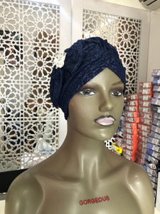 Studded Bow Turban