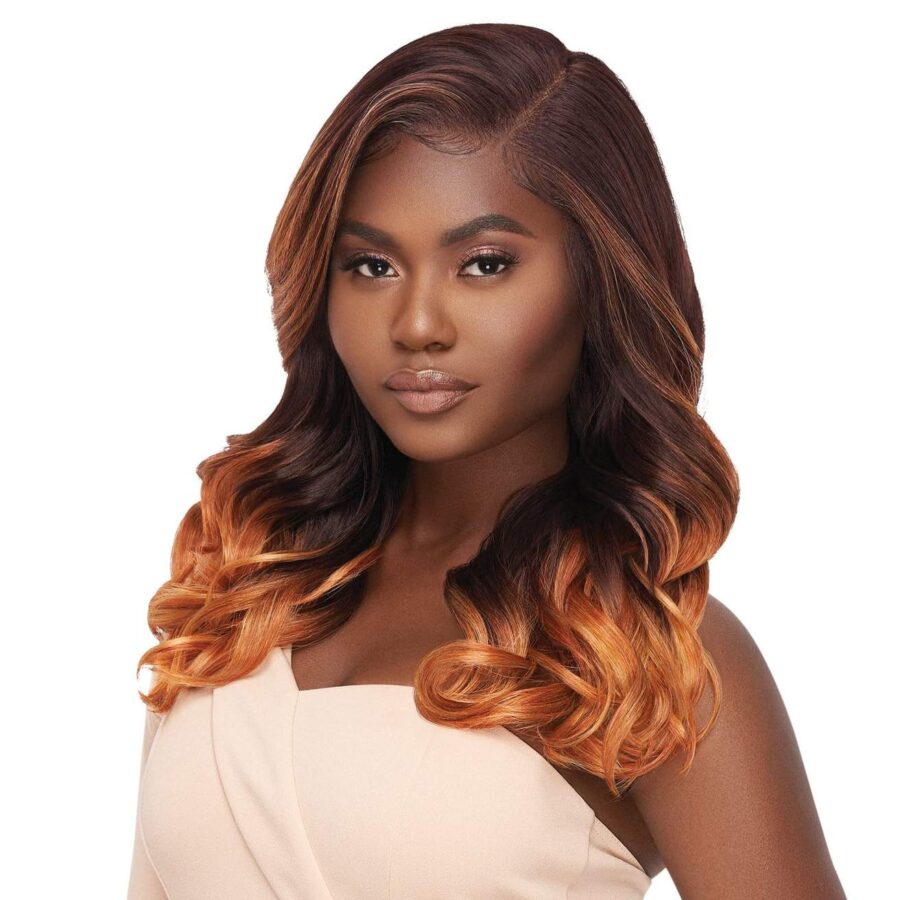 OUTRE SYNTHETIC MELTED HAIRLINE LACE FRONT WIG - DIVINE