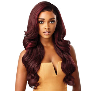 OUTRE SYNTHETIC MELTED HAIRLINE HD LACE FRONT WIG KAMALIA