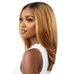 Charger l'image dans la galerie, OUTRE SYNTHETIC MELTED HAIRLINE LACE FRONT WIG- MARTINA

