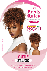 OUTRE TIMELESS PINEAPPLE PONYTAIL CUTIE