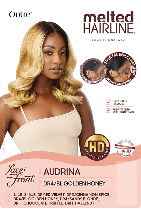 Outre Synthetic Melted Hairline Lace Front Wig - AUDRINA
