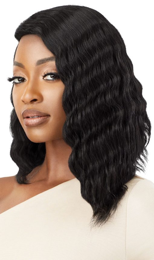 Outre Synthetic Pre-Plucked HD Transparent Lace Front Wig SAFIRA