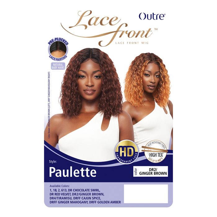Outre Synthetic Pre-Plucked HD Transparent Lace Front Wig - PAULETTE