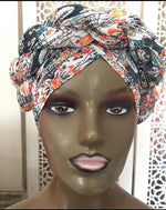 Load image into Gallery viewer, Braided Floral Print Turban

