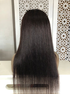 Grade 12A Silky Straight Peruvian Human Hair Wig