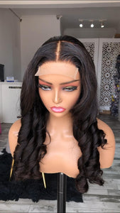 Bouncy Curl Super Double Drawn Human Hair Wig